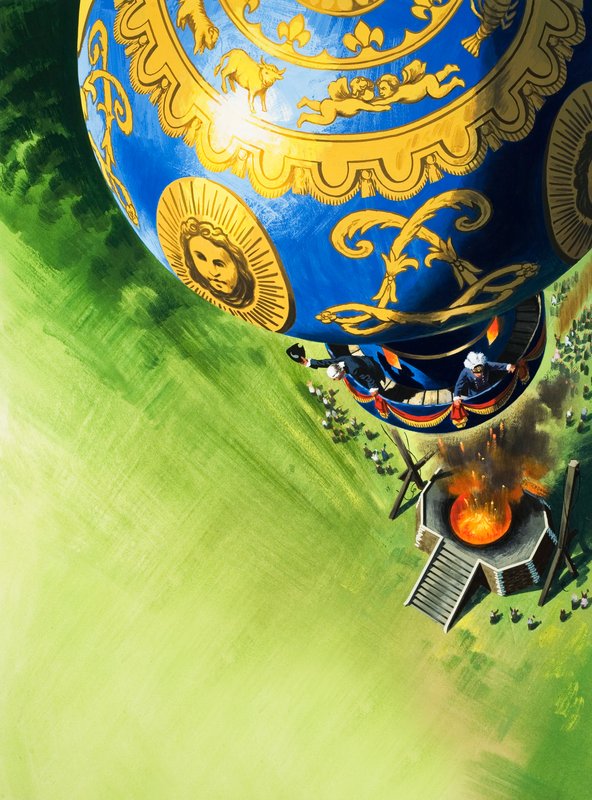 Subida do balão de Wilf (20th century) Hardy