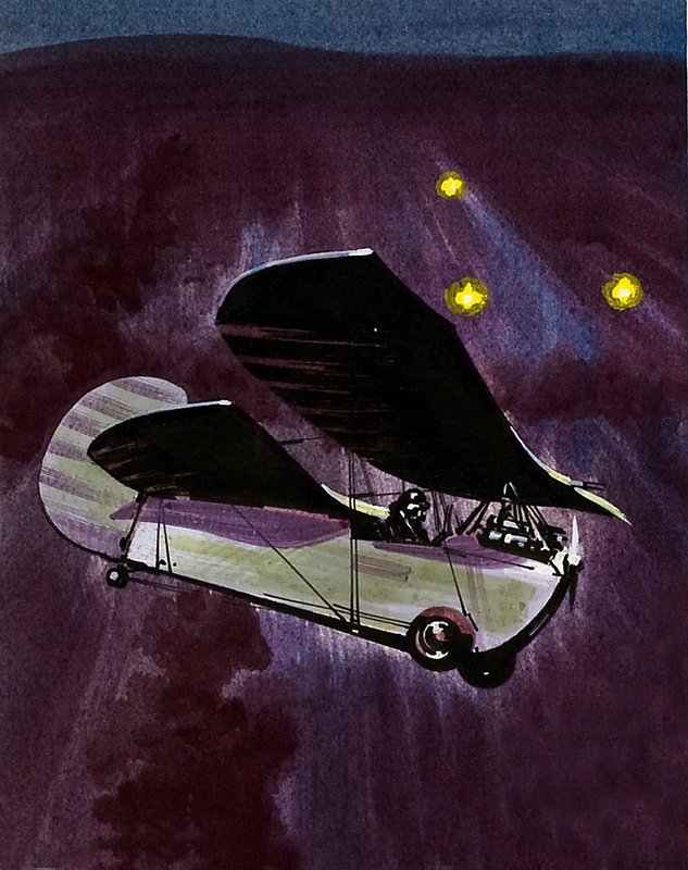 A invenção de Henri Mignet, o Pou de Ciel de Wilf (20th century) Hardy
