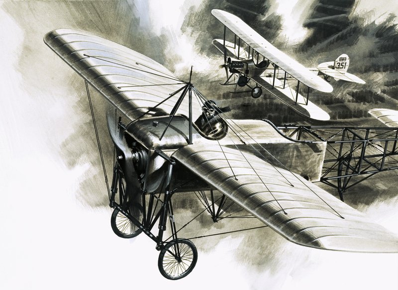 O primeiro voo de reconhecimento da RFC de Wilf (20th century) Hardy