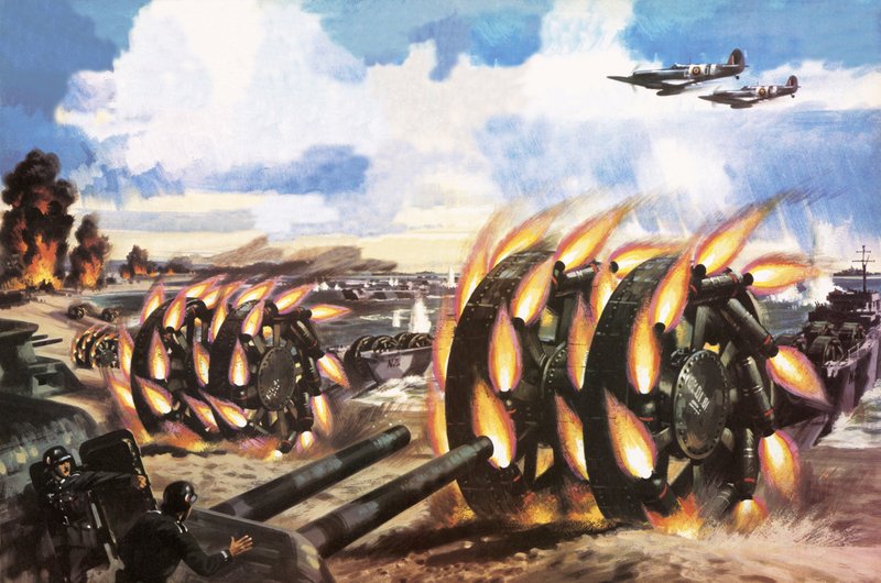 O poderoso Panjandrum, a arma que não funcionou de Wilf (20th century) Hardy