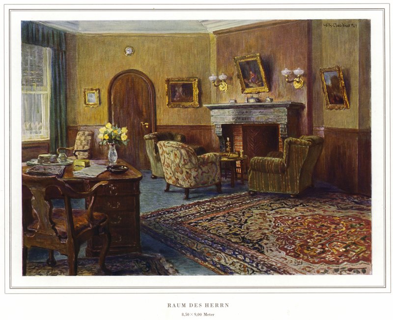 Negócio dos fabricantes de tapetes Halbmond-Teppichfabrik Von Koch Und Te Kock (cor litho) de Wilhelm Ludwig Heinrich Claudius