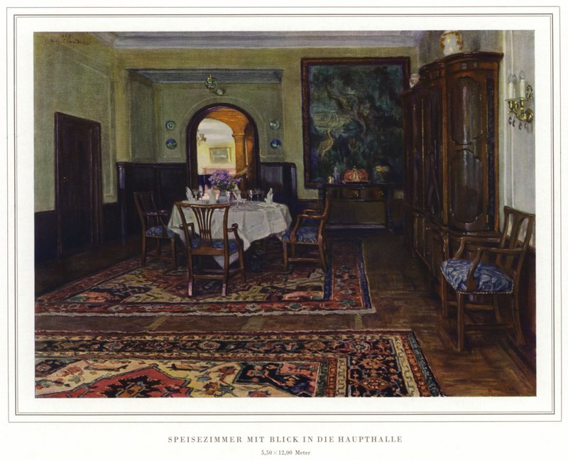 Negócio dos fabricantes de tapetes Halbmond-Teppichfabrik Von Koch Und Te Kock (cor litho) de Wilhelm Ludwig Heinrich Claudius
