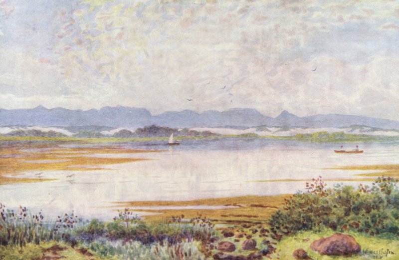 Em Lakeside, olhando para sudeste (litografia a cores) de Wilhelm Westhofen