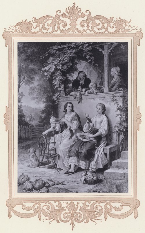 Friederike, Wahreit e Dichtung (litho) de Wilhelm von (after) Kaulbach