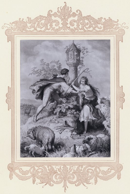 Haideroslein (litho) de Wilhelm von (after) Kaulbach