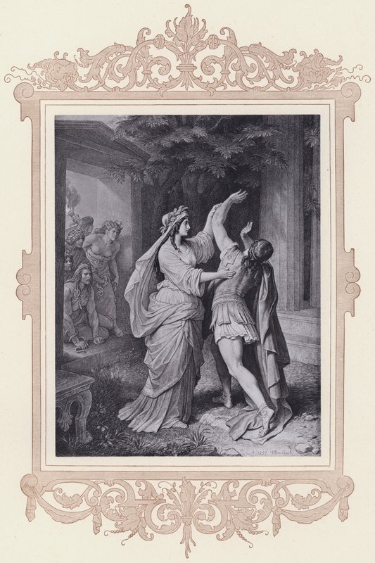 Iphigenia, Iphigenia On Tauris (Litho) de Wilhelm von (after) Kaulbach
