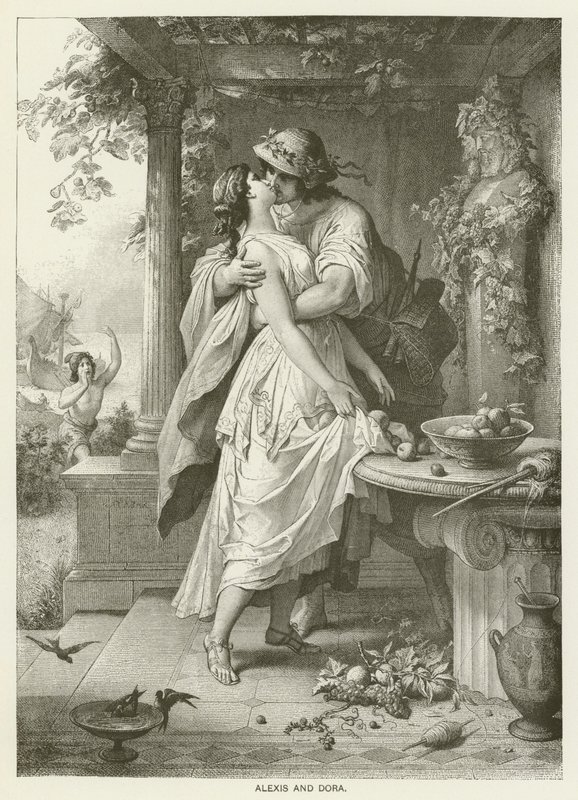Alexis e Dora de Wilhelm von Kaulbach
