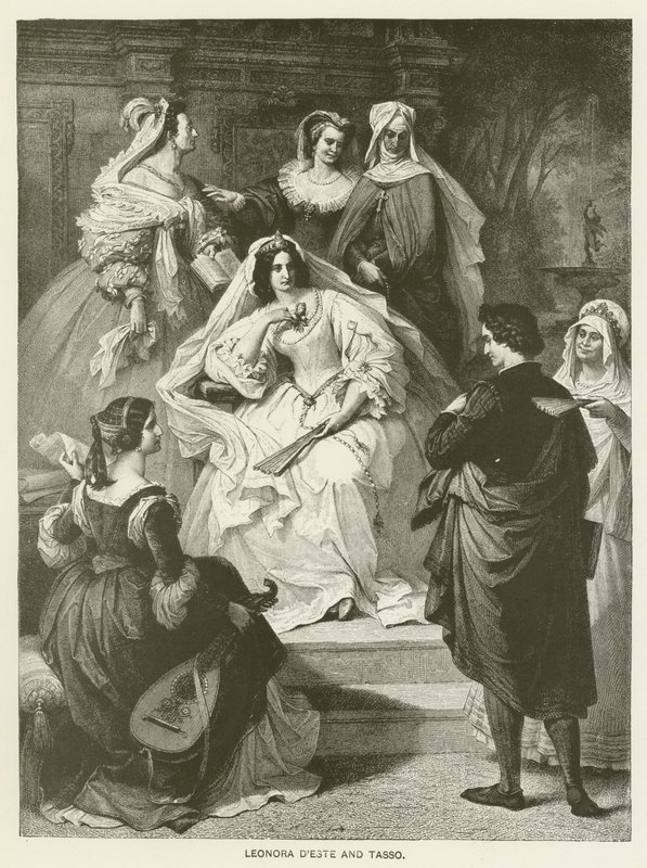 Leonora dEste e Tasso de Wilhelm von Kaulbach