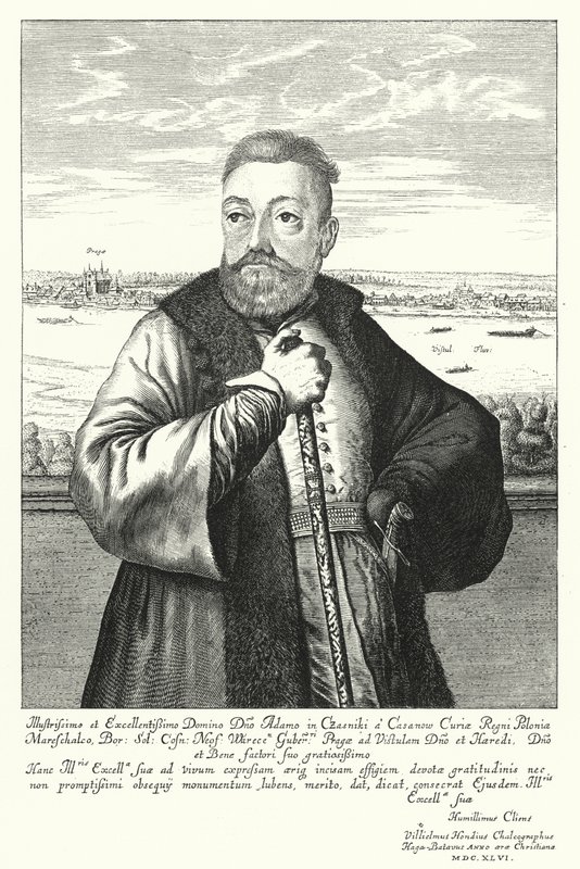Adam Kazanowski, fidalgo polaco-lituano (gravura) de Willem (c.1597 1660) Hondius
