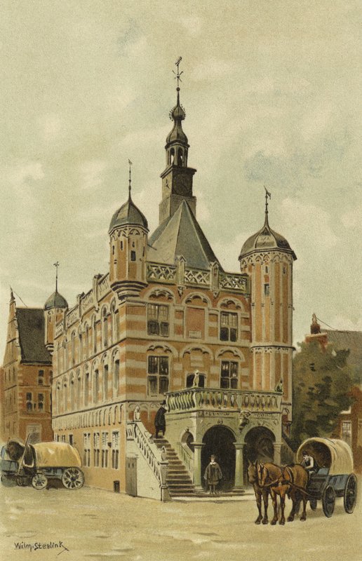 Waag (casa de pesagem), Deventer, Holanda, 1528 de Willem II Steelink