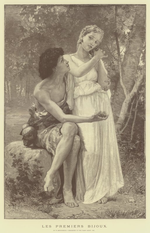 Primeiras jóias de William-Adolphe Bouguereau
