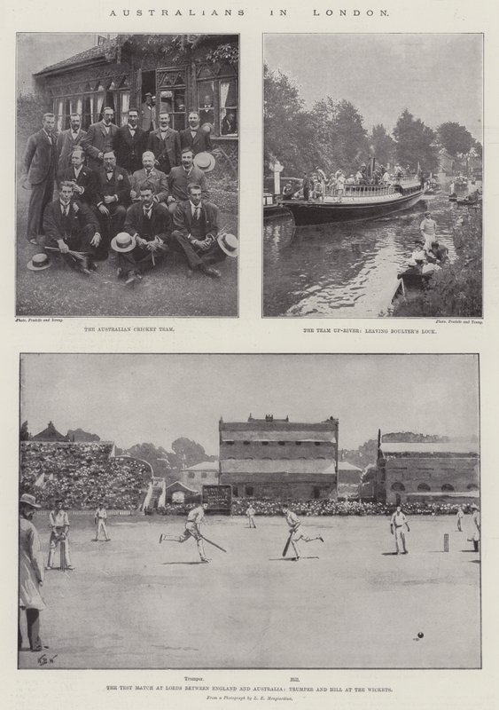 Australianos em Londres de William Barnes Wollen