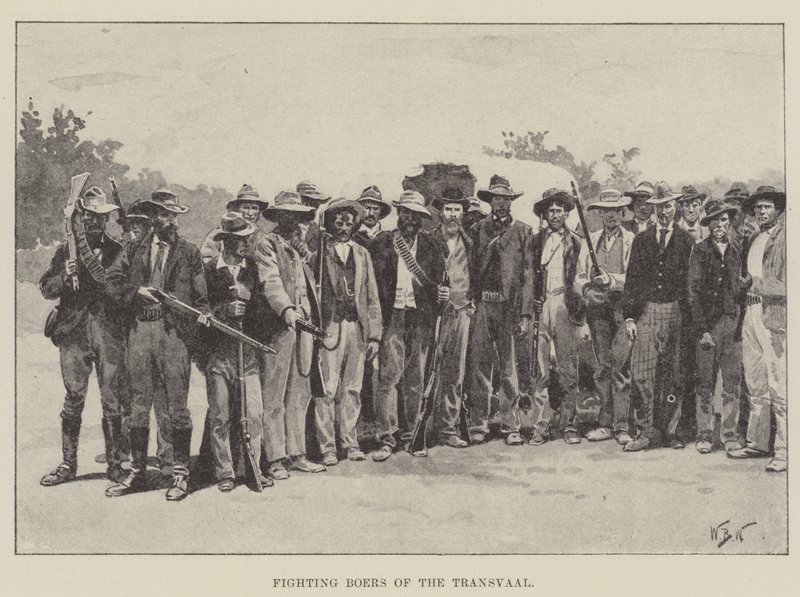 Lutando Boers do Transvaal de William Barnes Wollen