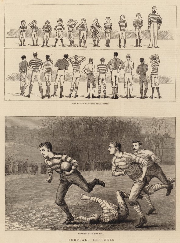 Esboços De Futebol de William Barnes Wollen