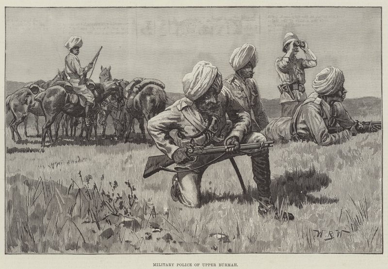Polícia Militar da Alta Burmah de William Barnes Wollen