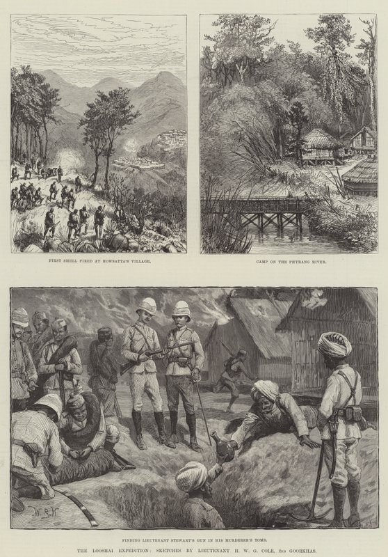 A expedição de Looshai de William Barnes Wollen