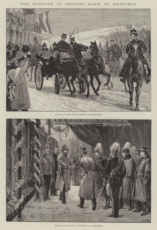 O casamento da princesa Marie de Edimburgo de William Barnes Wollen