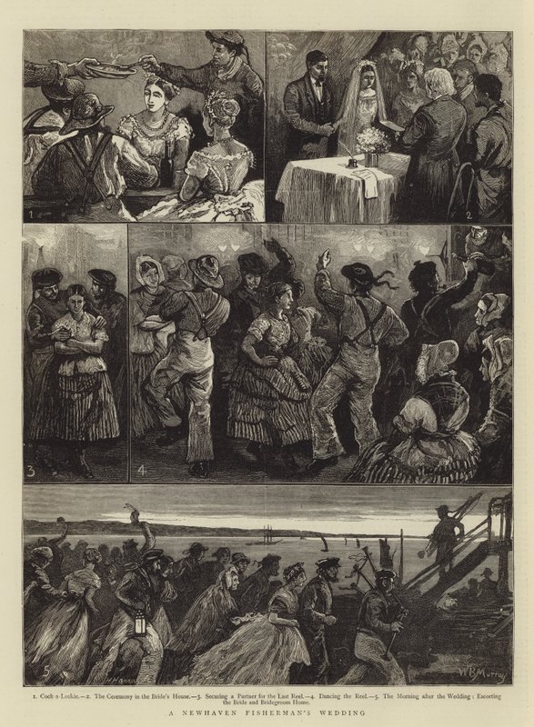 Casamento de um pescador Newhaven de William Bazett Murray