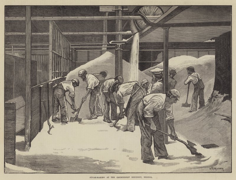 Fabricação de açúcar na Refinaria Counterslip, Bristol de William Bazett Murray