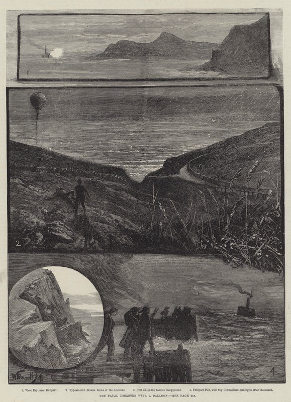 O desastre fatal com um balão de William Bazett Murray