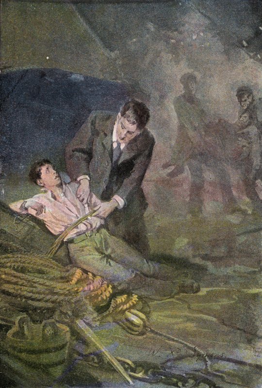 Ilustração para Peter The Whaler de William Christian Symons