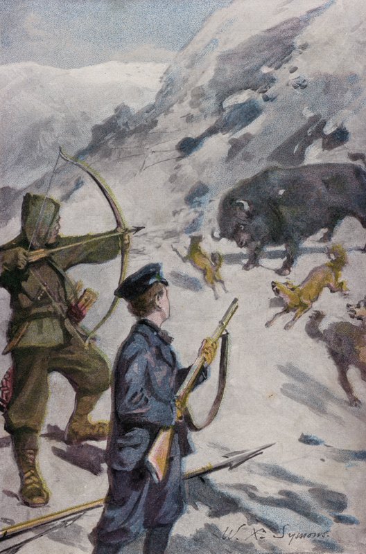 Ilustração para Peter The Whaler de William Christian Symons