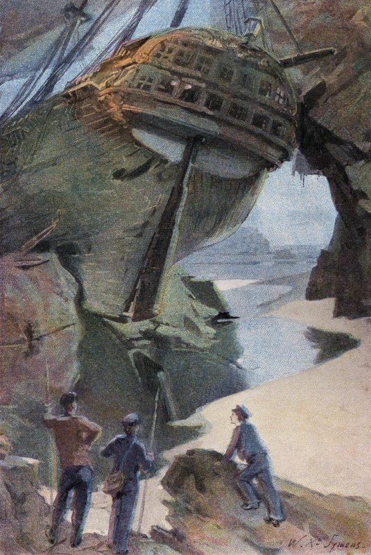 Ilustração para Peter The Whaler de William Christian Symons