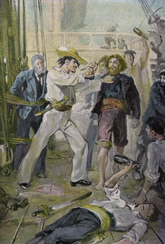Ilustração para Peter The Whaler de William Christian Symons