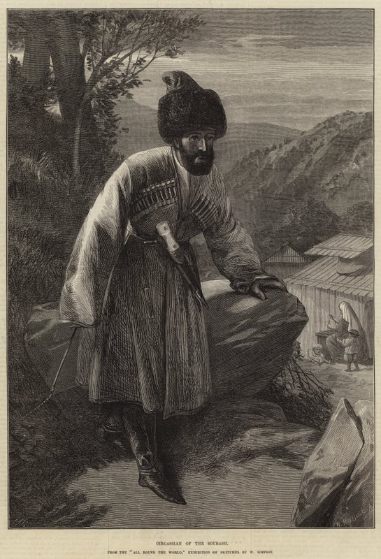 Circassiano do Soubash de William Crimea Simpson