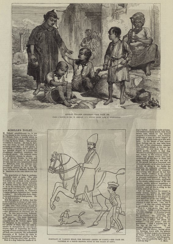 A guerra afegã de William Crimea Simpson