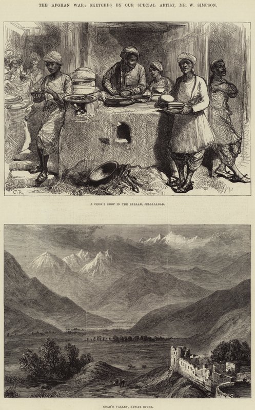 A guerra afegã de William Crimea Simpson