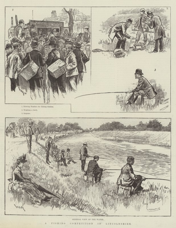 Uma competição de pesca em Lincolnshire de William Douglas Almond