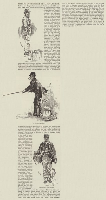 Competição de Pesca em Lincolnshire de William Douglas Almond