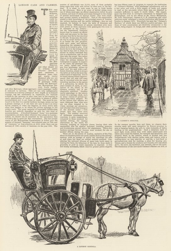 Táxis e Cabmen de Londres de William Douglas Almond
