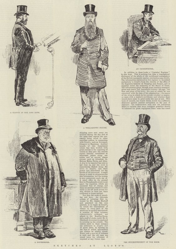 Esboços no Lloyd&39;s de William Douglas Almond