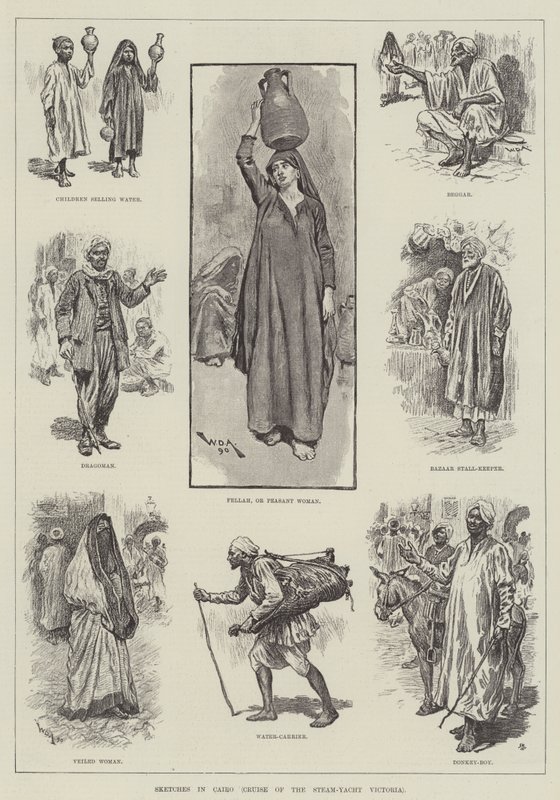 Esboços no Cairo (Cruzeiro do Vapor-iate Victoria) de William Douglas Almond