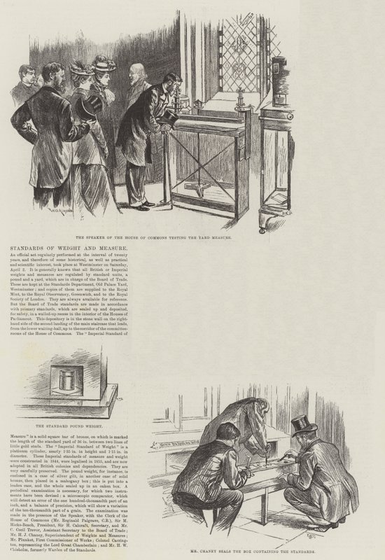 Padrões de peso e medida de William Douglas Almond