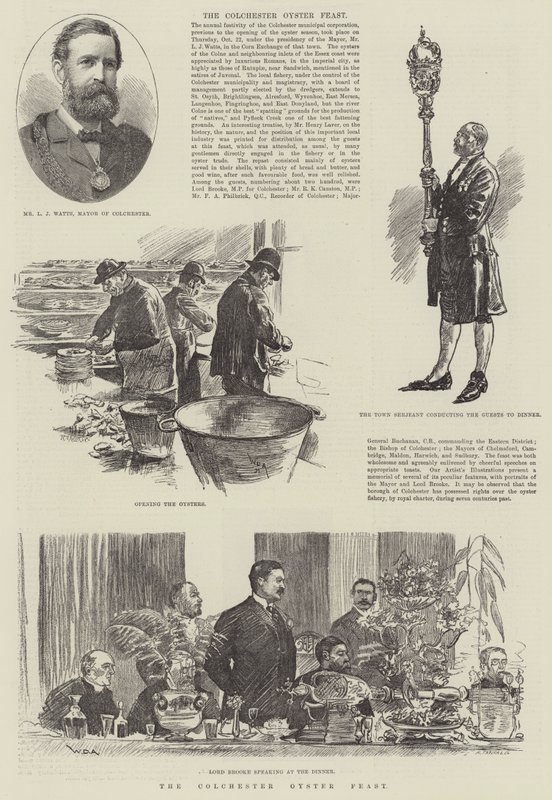 O Colchester Oyster Feast de William Douglas Almond