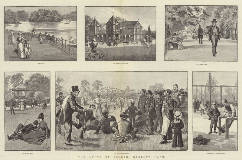 Os pulmões de Londres, Regent&39;s Park de William Douglas Almond