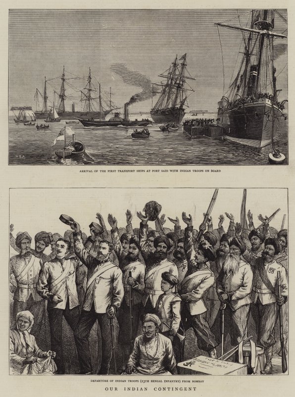 Nosso Contingente Indiano de William Edward Atkins