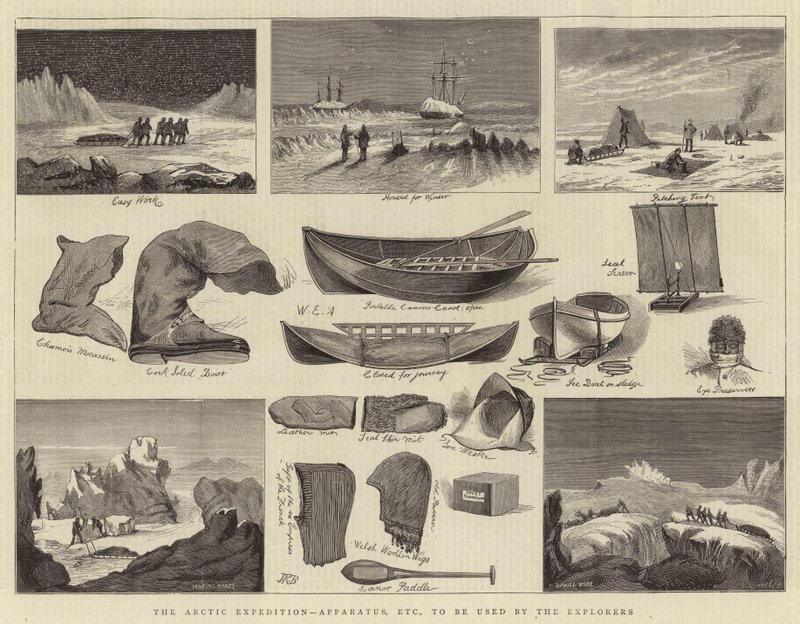 Expedição Ártica, Aparelho, etc, para ser usado pelos Exploradores de William Edward Atkins