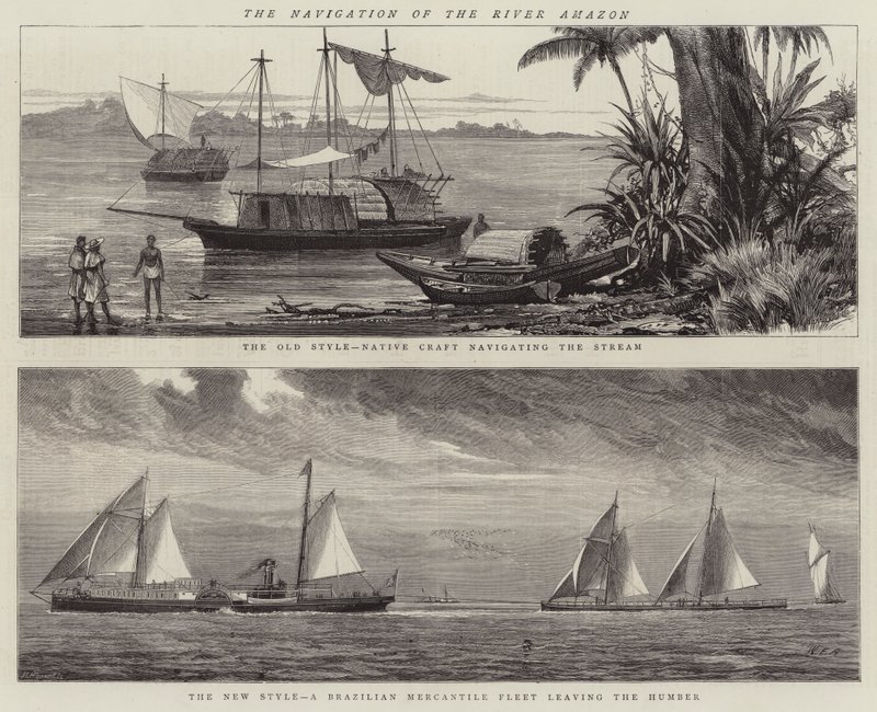 A Navegação do Rio Amazonas de William Edward Atkins