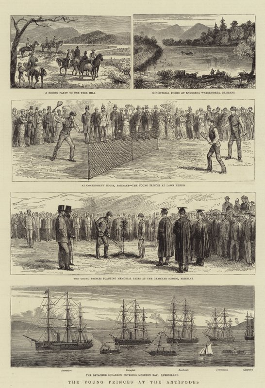 Os jovens príncipes nos antípodas de William Edward Atkins