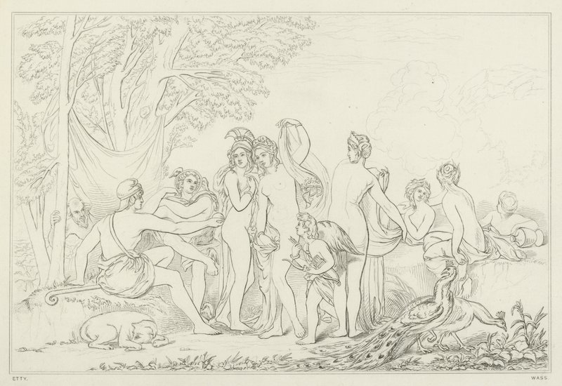 O julgamento de Paris de William Etty