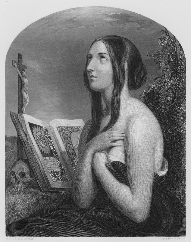 O penitente, da foto na Galeria Vernon de William Etty