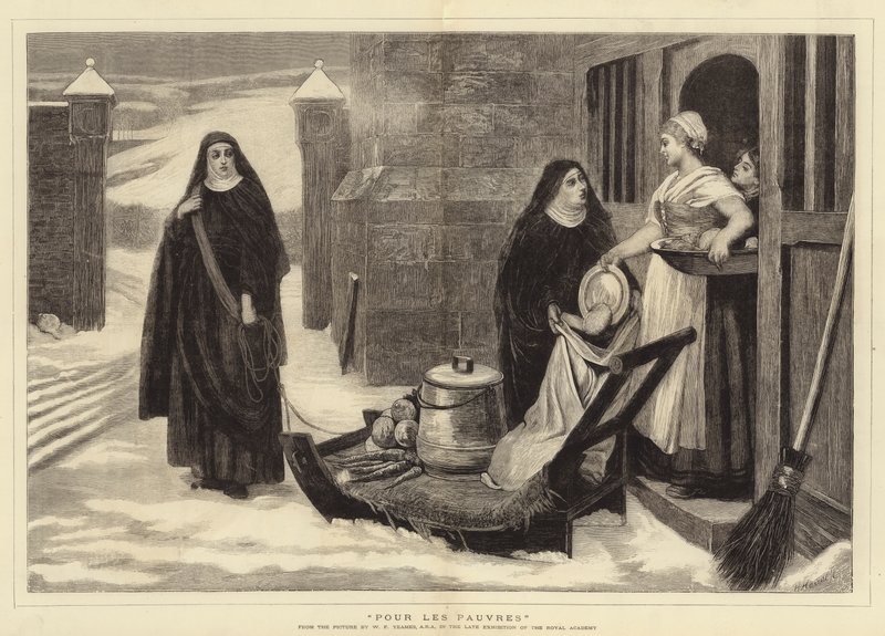Para os pobres de William Frederick Yeames