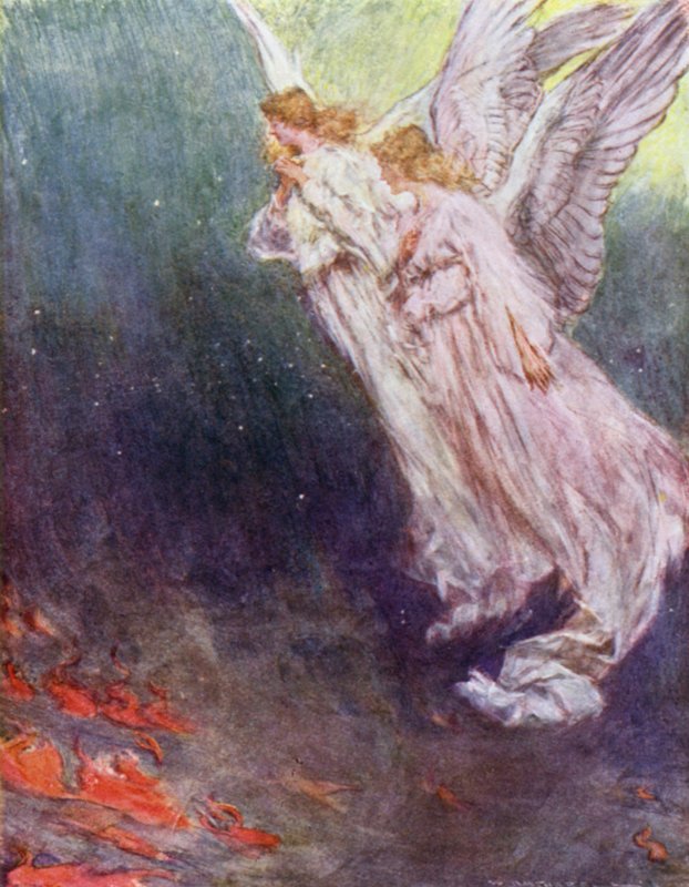Os dois anjos de William Hatherell