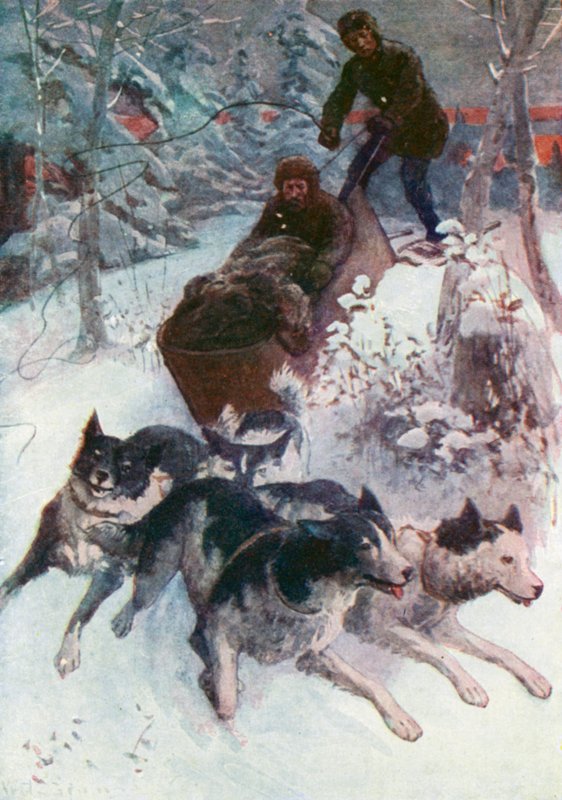 Viagem de cachorro-cariole de William Henry Charles Groome