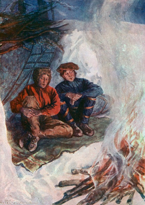 Acampado na neve de William Henry Charles Groome