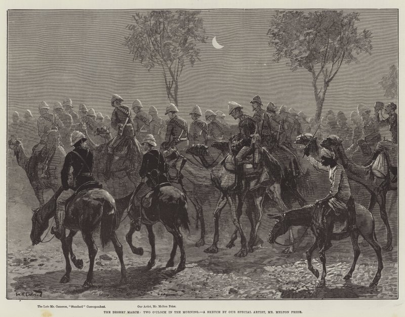 O deserto março, duas horas da manhã de William Heysham Overend